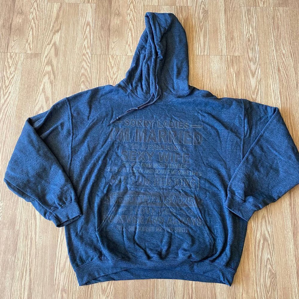 Married to Sexy Wife with September Birthday Hoodie for Husband Gray XL